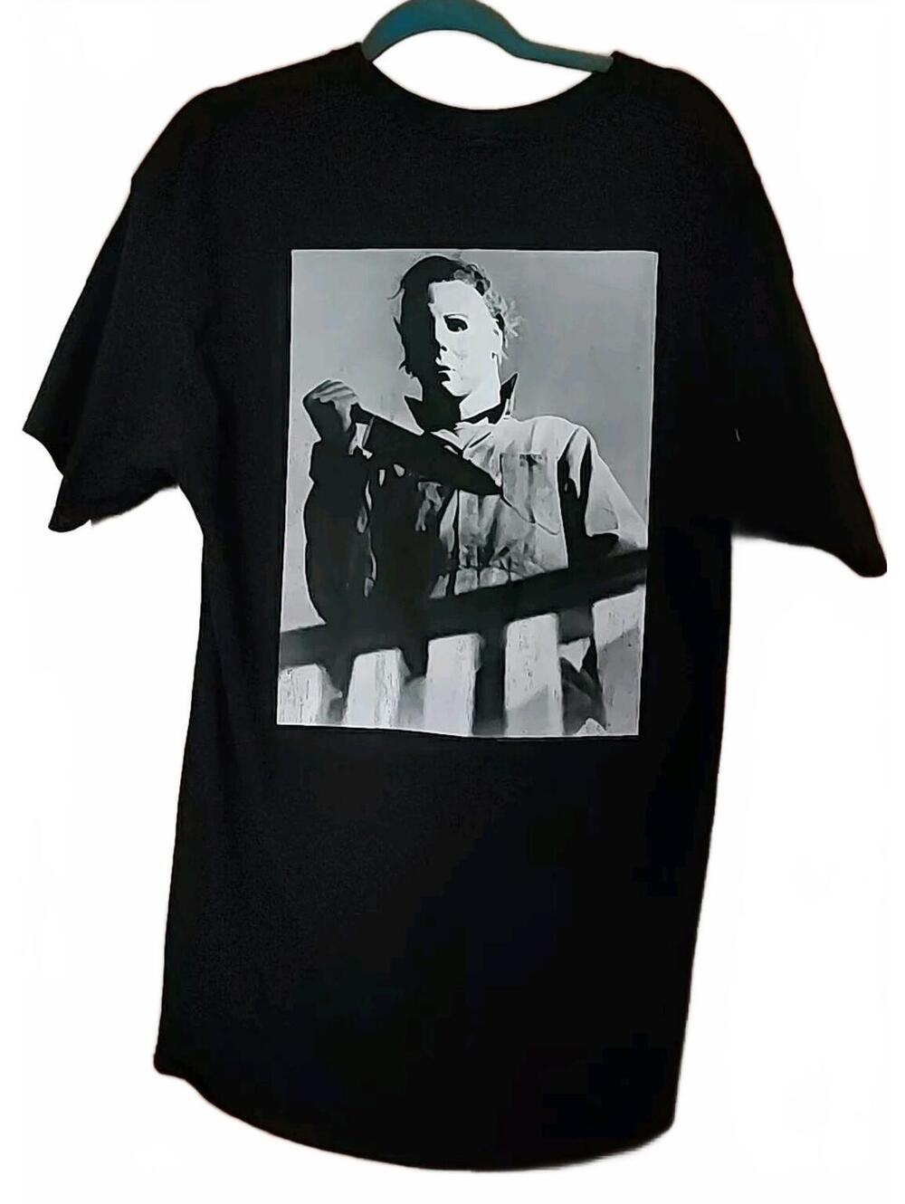 Halloween Michael Myers 1978 Men’s short sleeve Black t shirt sz XL Tall camp